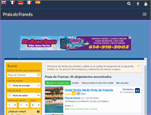 Tablet Screenshot of praiadofrances.net
